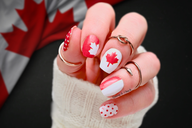 🍁 Show Your Canadian Pride with Canada D’eh Nail Wraps! 🍁
