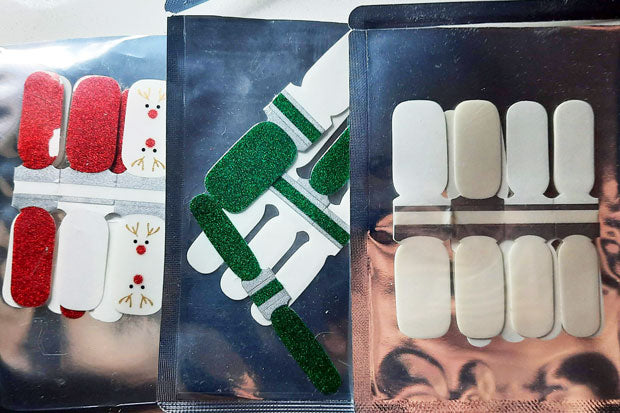 My Festive French Tip Adventure with Nail Wraps
